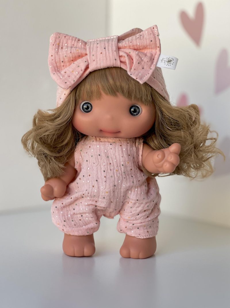 Кукла PIU, розовый костюм, 25см (Marina&Pau)