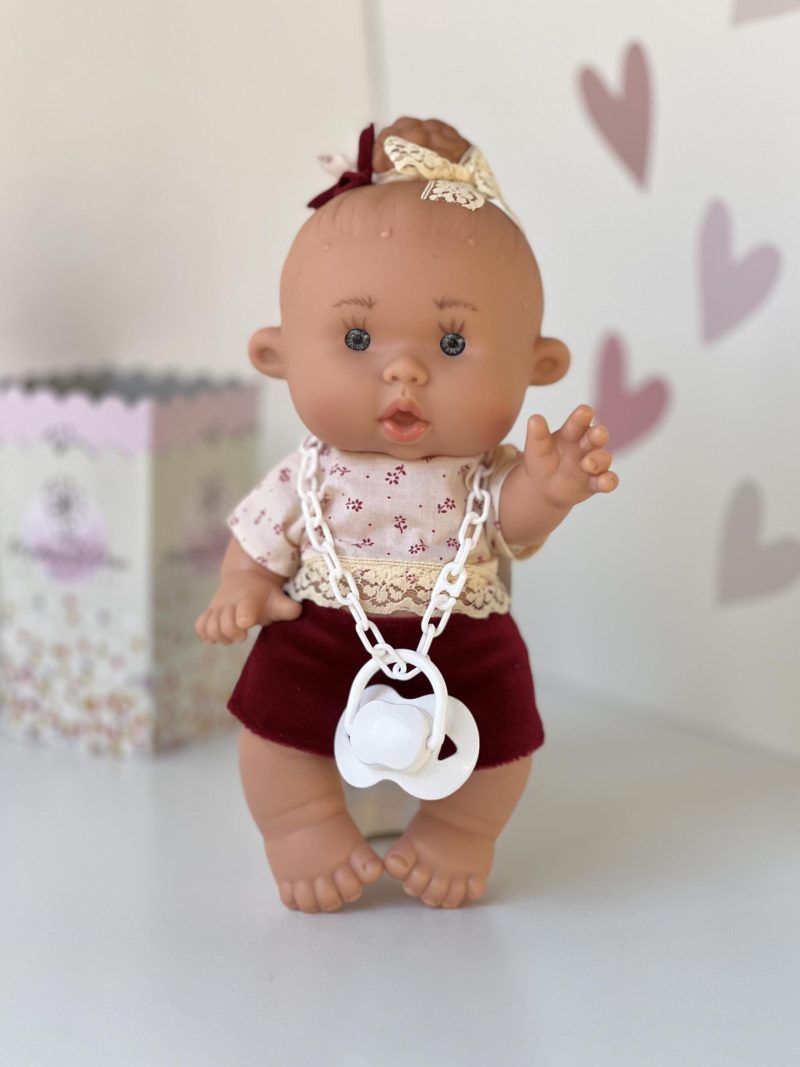 בובה ריחנית, ילדה, עם לחמנייה, 26 ס"מ (מרינה ופאו)