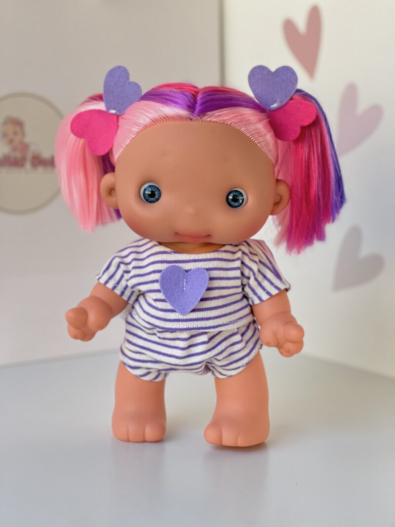 PIU doll, pink tails, 25cm (Marina&Pau)