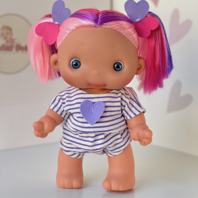 PIU doll, pink tails, 25cm (Marina&Pau)