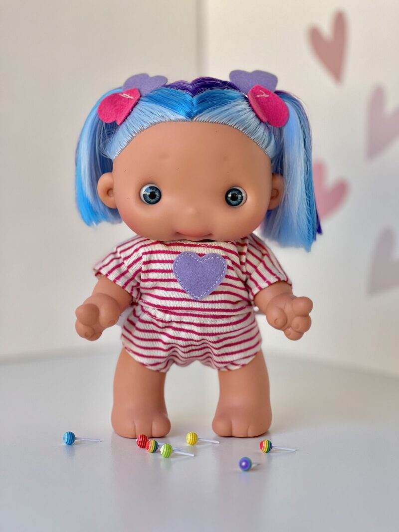 PIU doll, blue tails, 25cm (Marina&Pau)