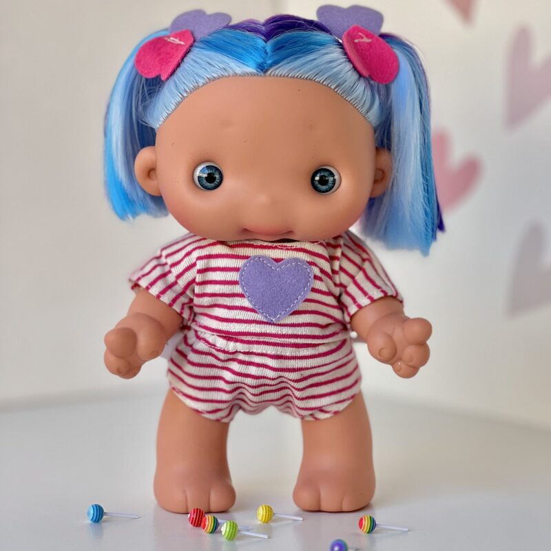 PIU doll, blue tails, 25cm (Marina&Pau)