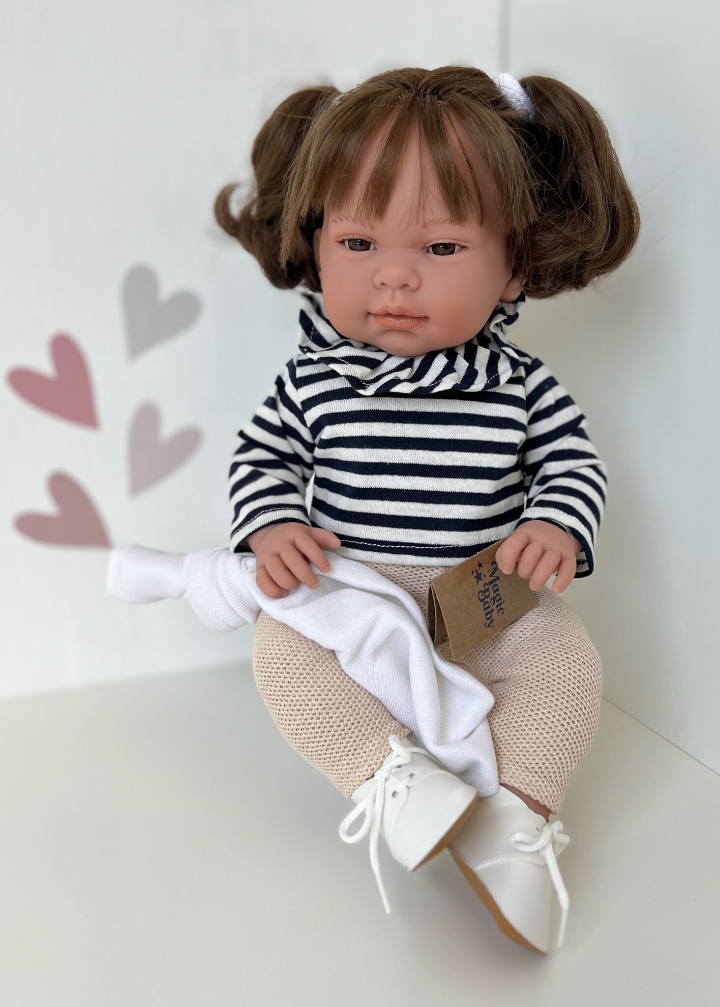 בובת מרינה עם שיער 45 ס"מ, LAMAGIK