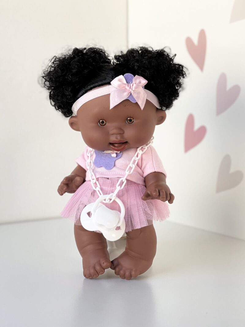 Scented doll, girl, dark skin, 26cm (Marina&Pau)