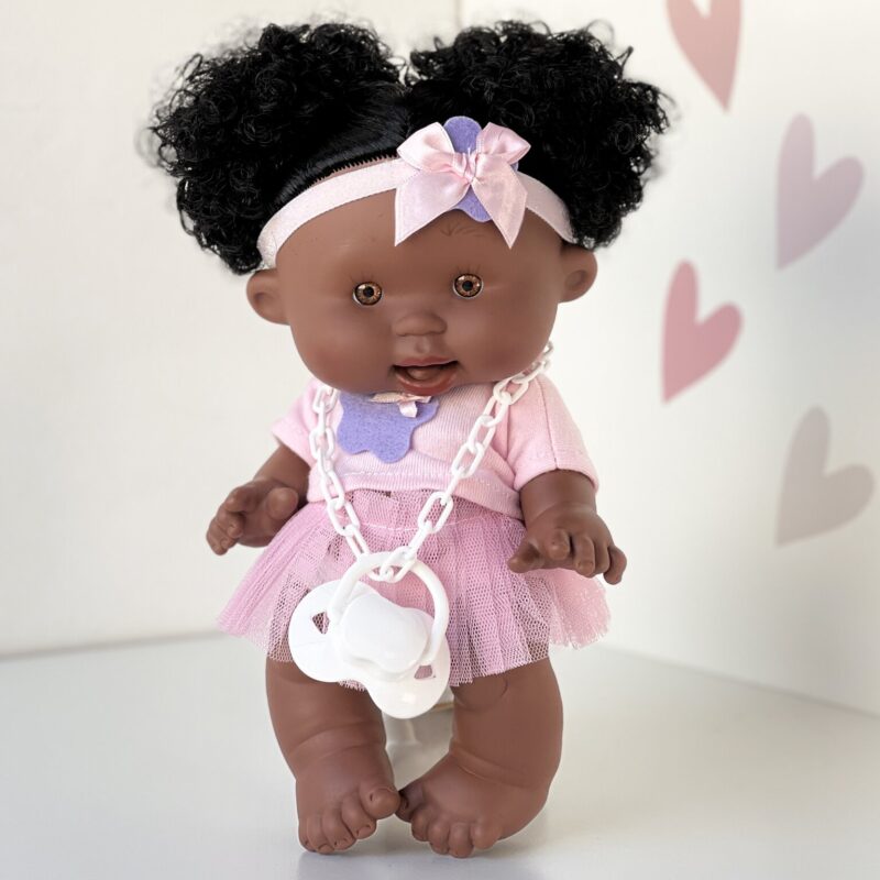 Scented doll, girl, dark skin, 26cm (Marina&Pau)