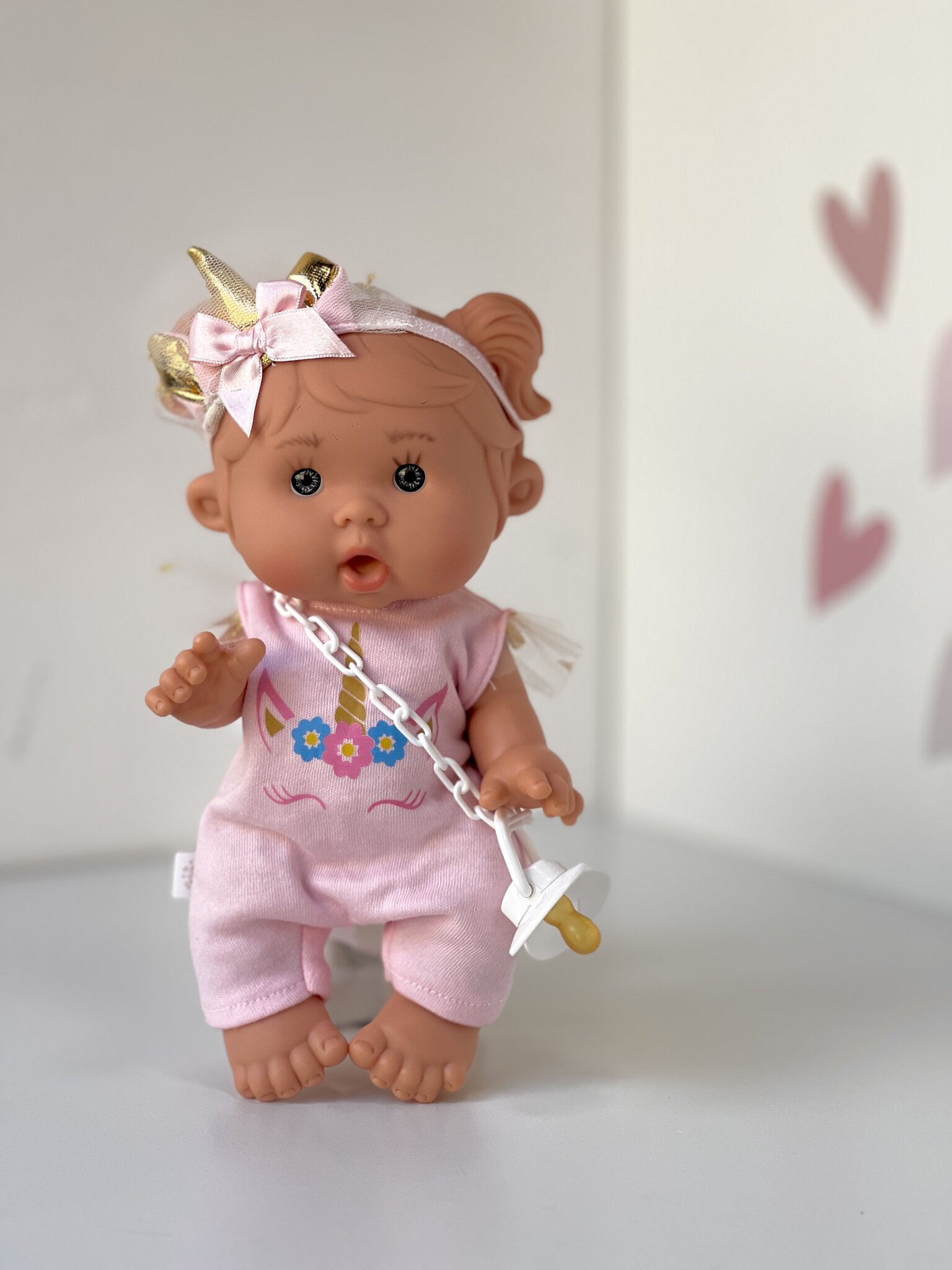 Scented doll, girl with tails, unicorn, 26cm (Marina&Pau)