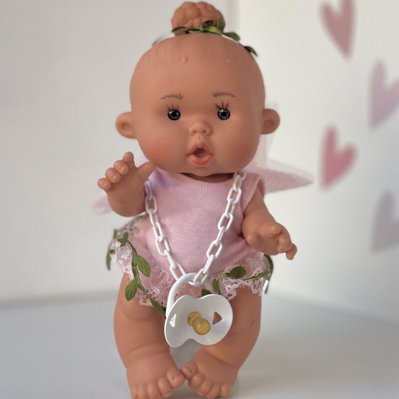 Scented doll, girl with a bun, fairy, 26cm (Marina&Pau)