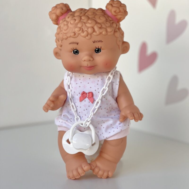 Scented doll, girl, curly with bunches, 26cm (Marina&Pau)