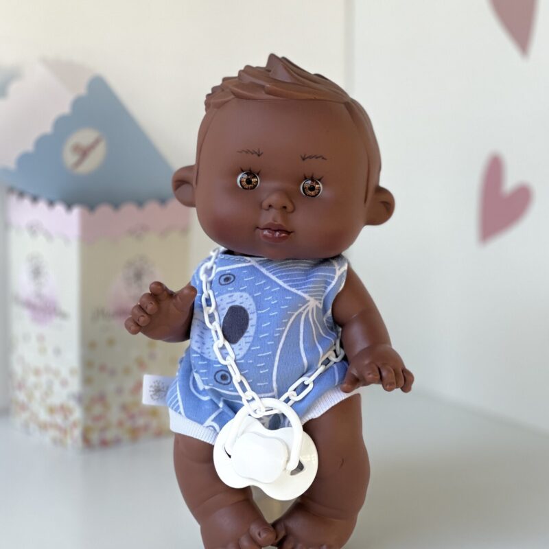 Scented doll, boy, dark skin, 26cm (Marina&Pau)