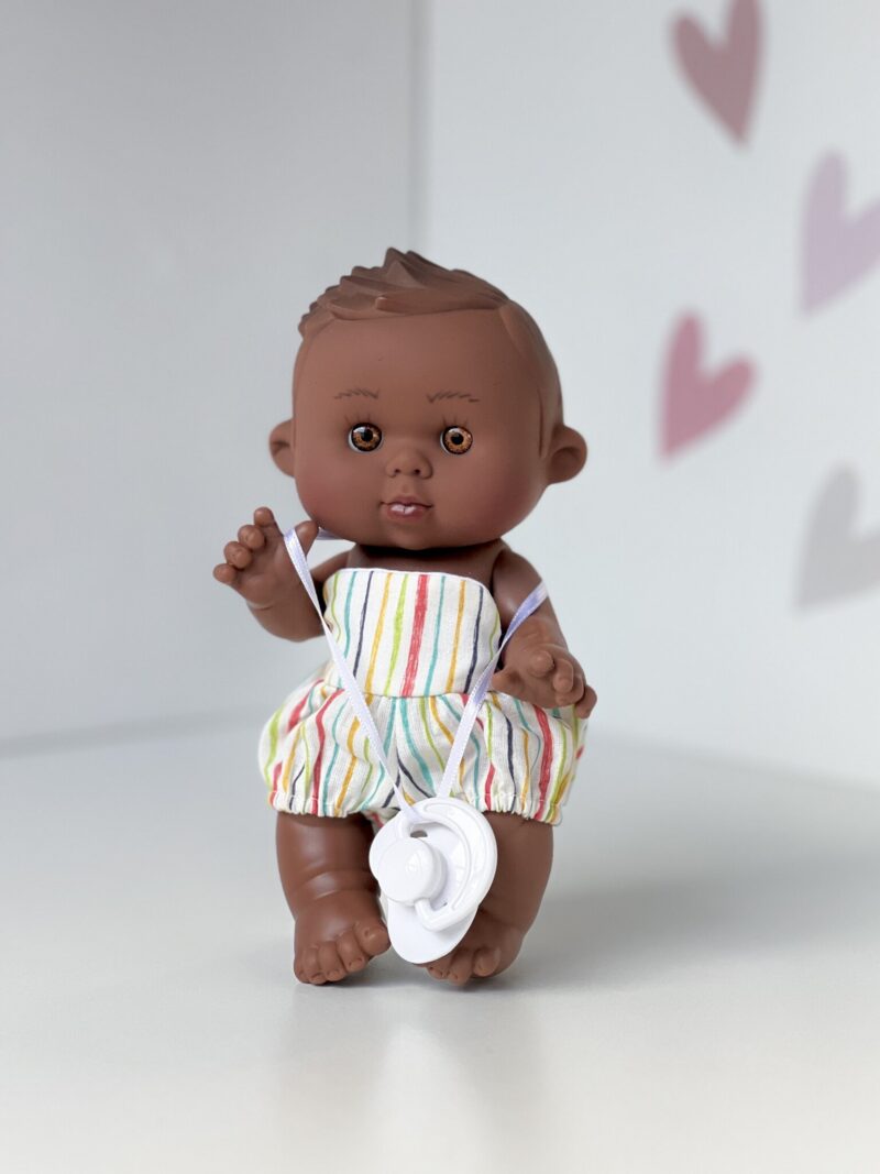 Scented doll, boy, dark skin, 21cm (Marina&Pau)