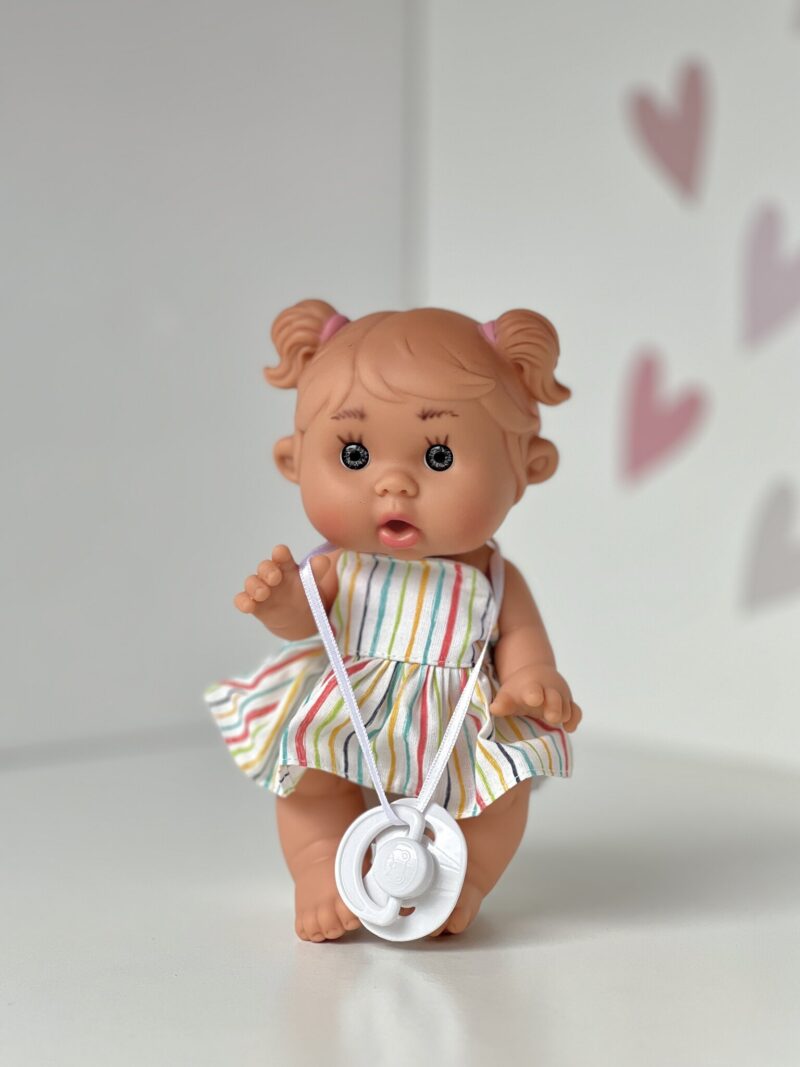 Scented doll, girl, with ponytails, 21cm (Marina&Pau)