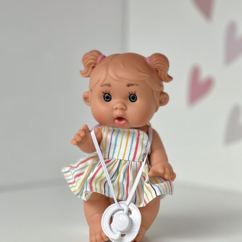 Scented doll, girl, with ponytails, 21cm (Marina&Pau)
