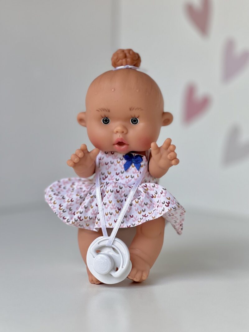 Scented doll, girl, with bun, 21cm (Marina&Pau)