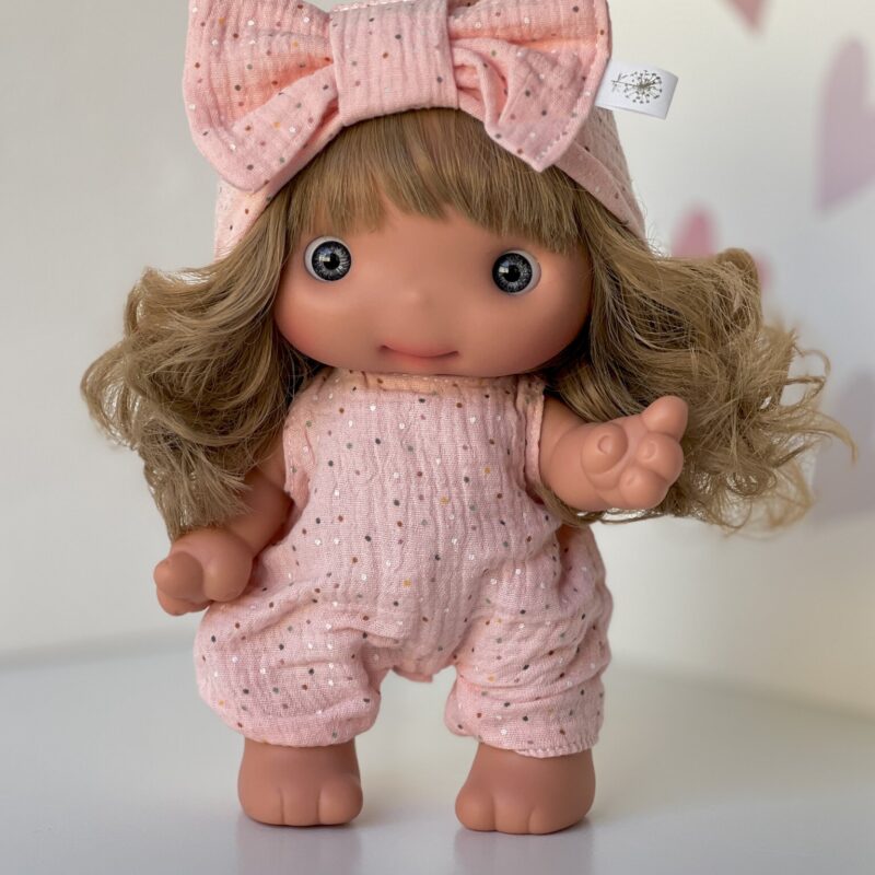 Кукла PIU, розовый костюм, 25см (Marina&Pau)