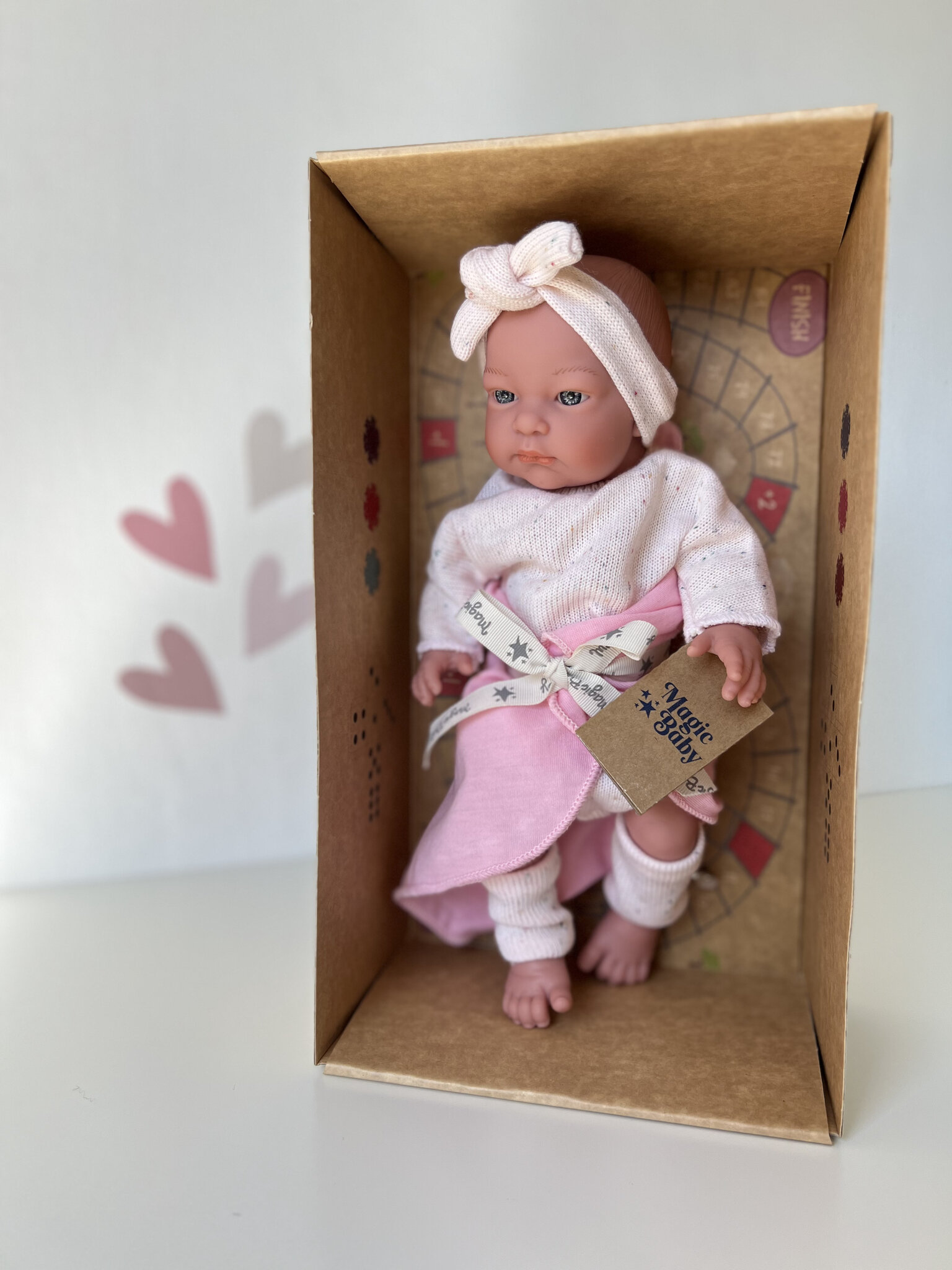 Doll JENNY ROSA PASTEL 32cm, LAMAGIK