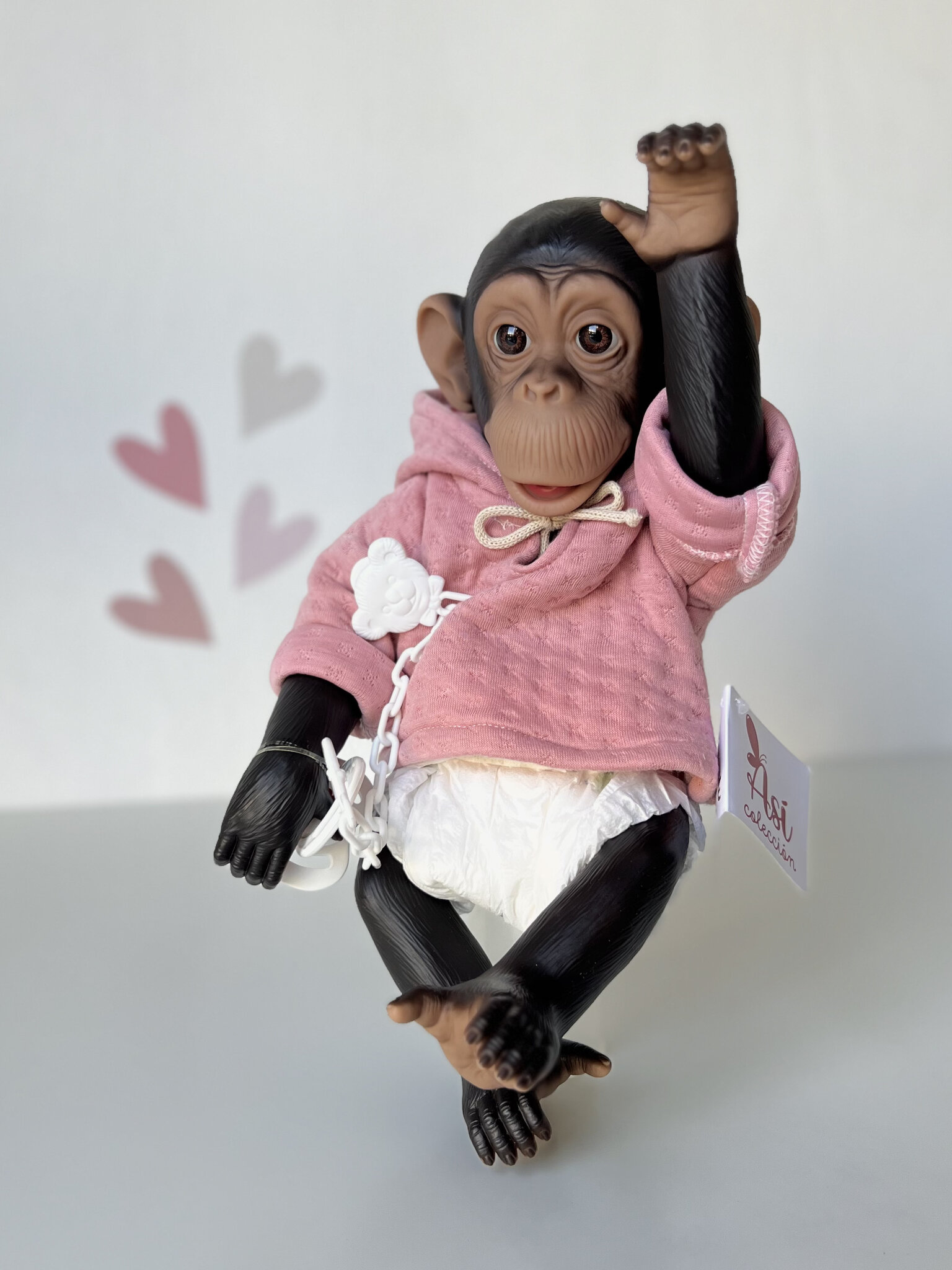 Chimpanzee doll LOLA 32cm, ASI