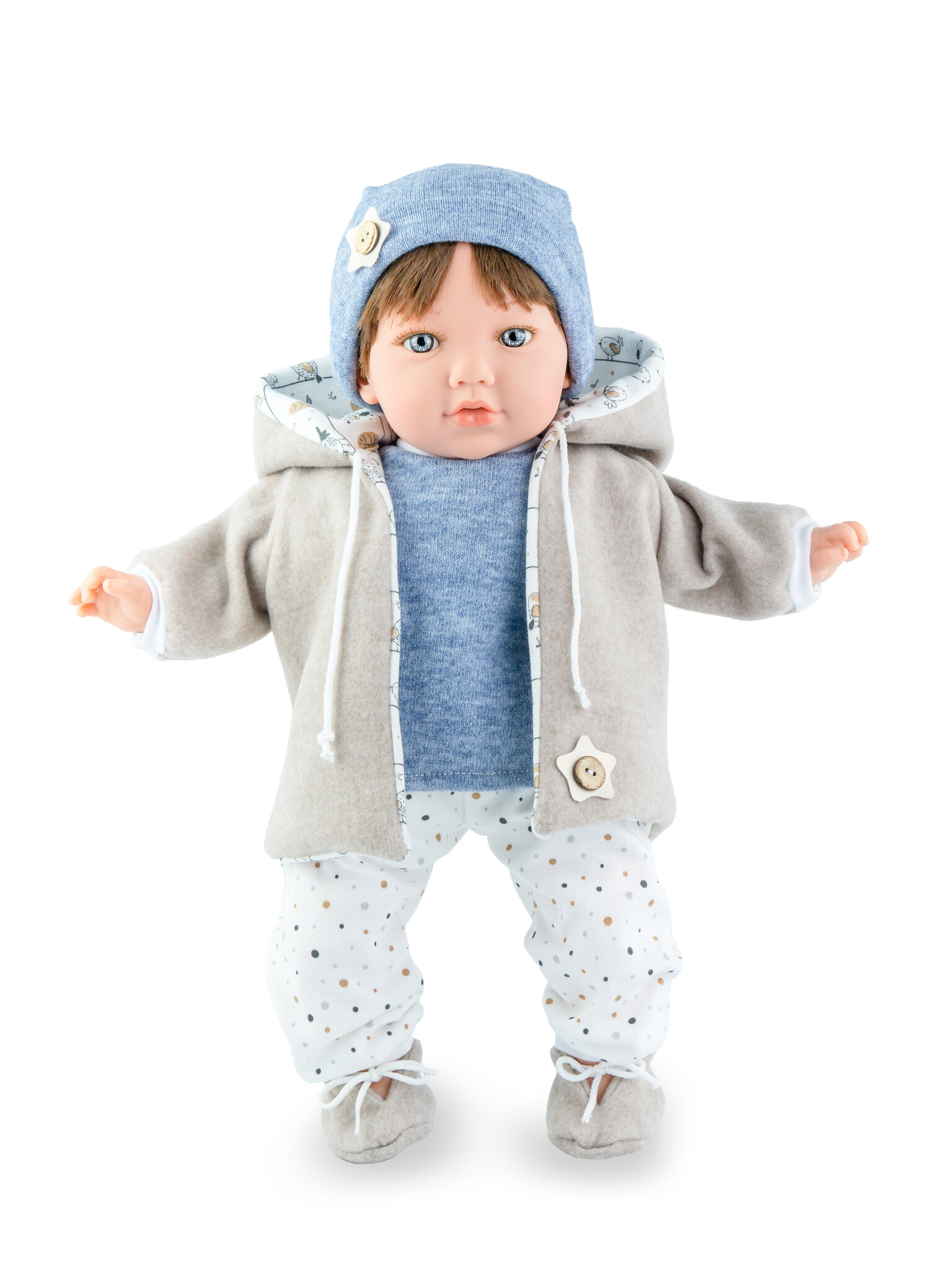 בובת TEO WINTER 45 ס"מ קופסה אישית, Marina&Pau